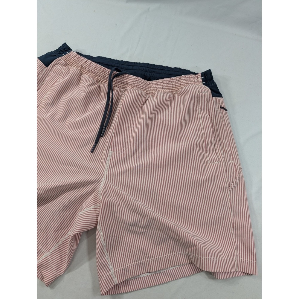 Bird Dogs Shorts Mens XL Long Red Striped Lined Performance Stretch Boomstick